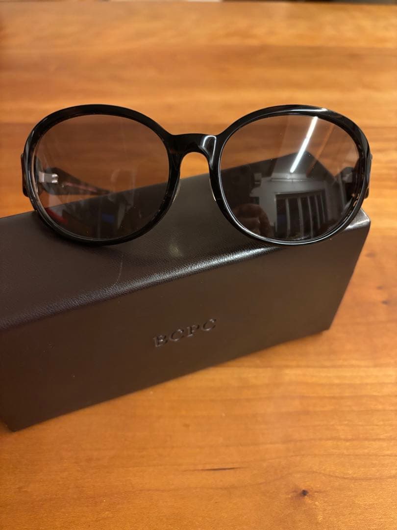 【ほぼ未使用】BCPC サングラス Black Jelly鯖江眼鏡