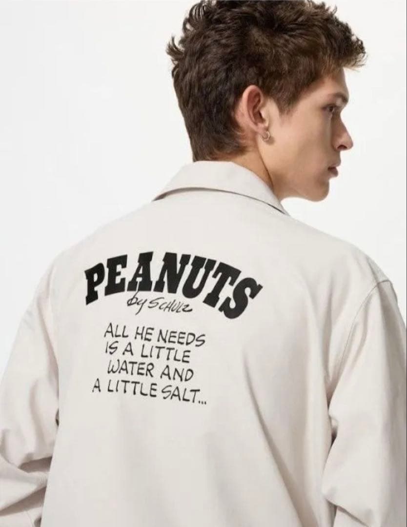 UNIQLO ユニクロ ピーナッツ スヌーピー コーチジャケット S タグ付き