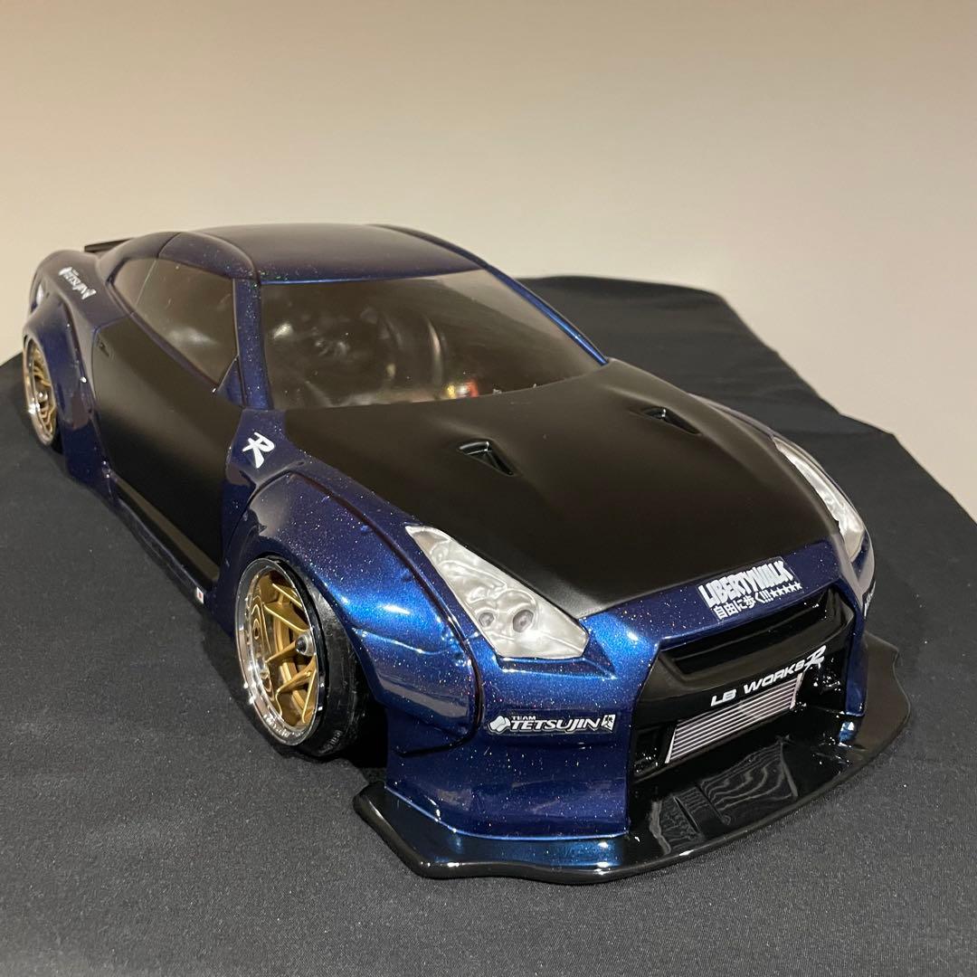 テツジンスカイライン　GT-R 35 1/10ラジコン　ボディ　yd-2 LB