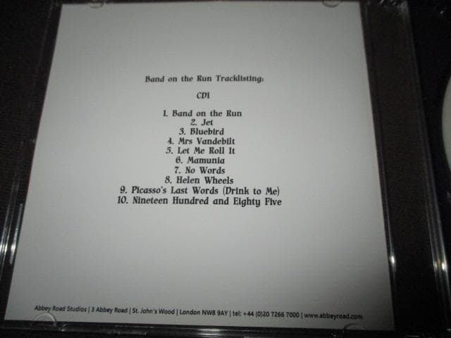 洋楽 paul mccartney band on the run RARE SET