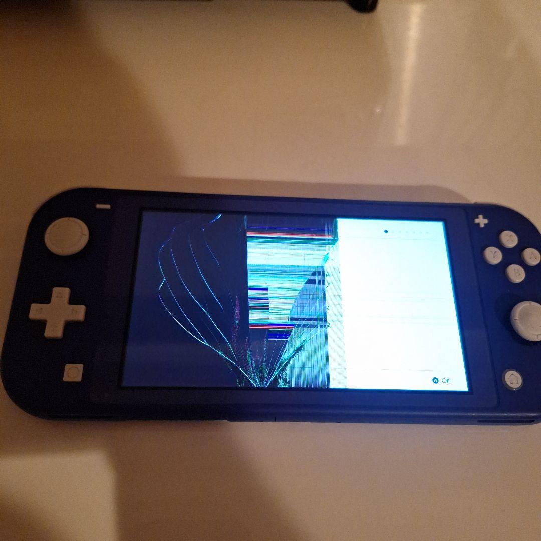 Nintendo Switch Lite 青 画面傷あり