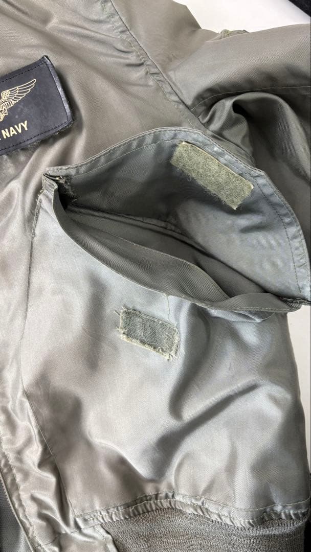 I02 ISRATEX社製 米軍実物CWU-36/Pフライトジャケット MA1