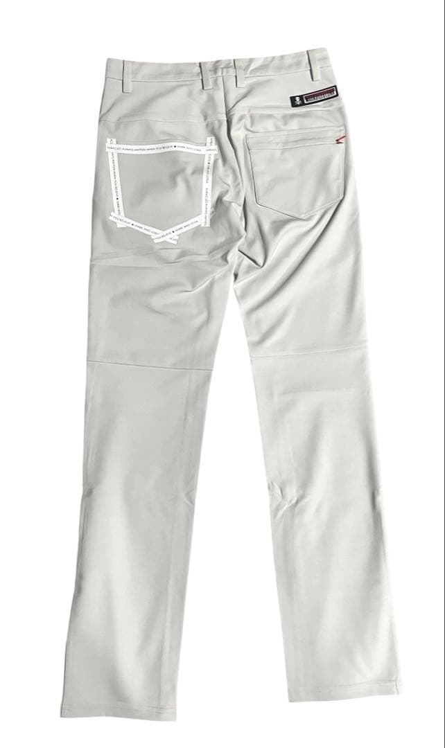 ✴︎新品✴︎ MARK & LONA ライトグレーストレッチパンツ　44(Ｓ)伸縮
