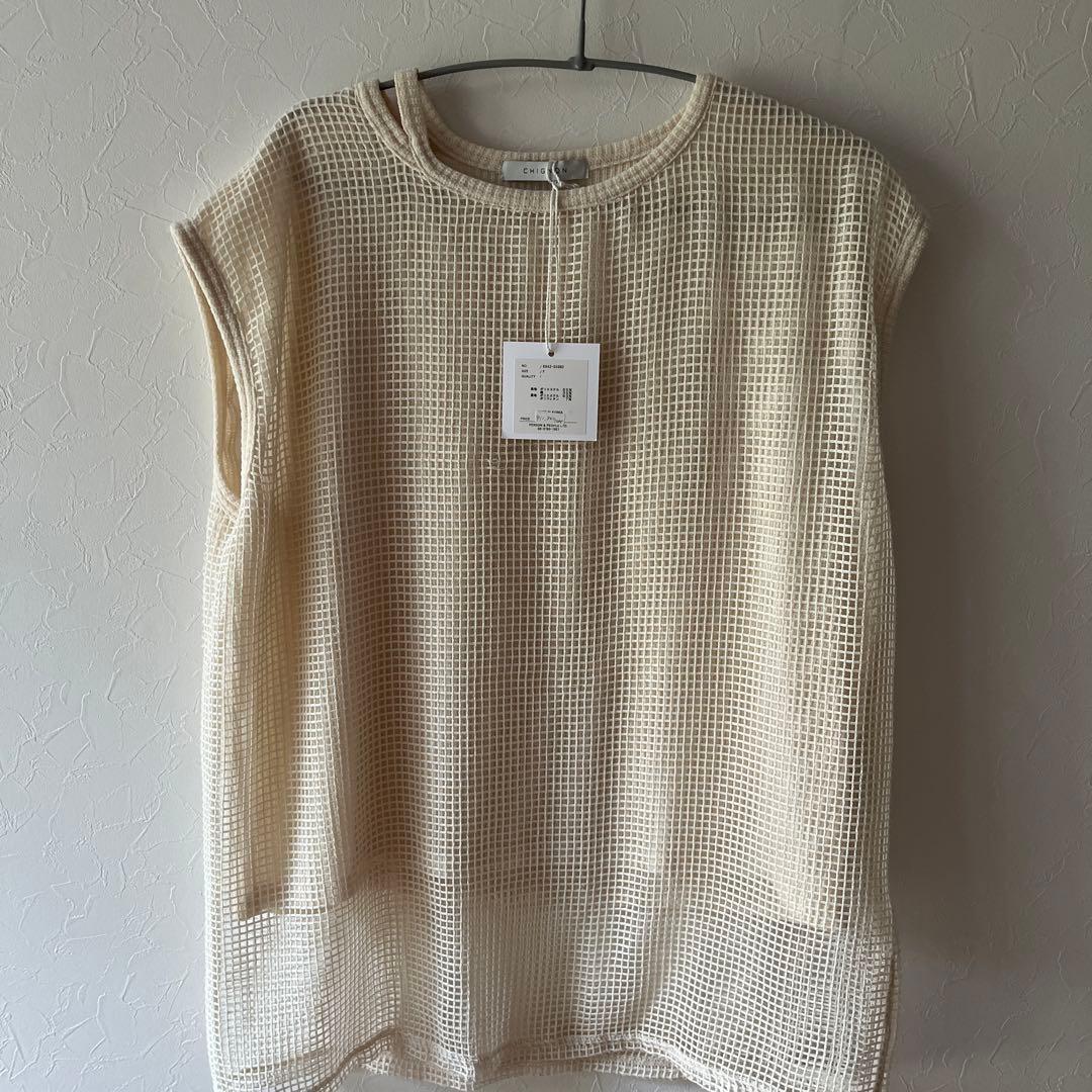 chignon メッシュテレコプルオーバー