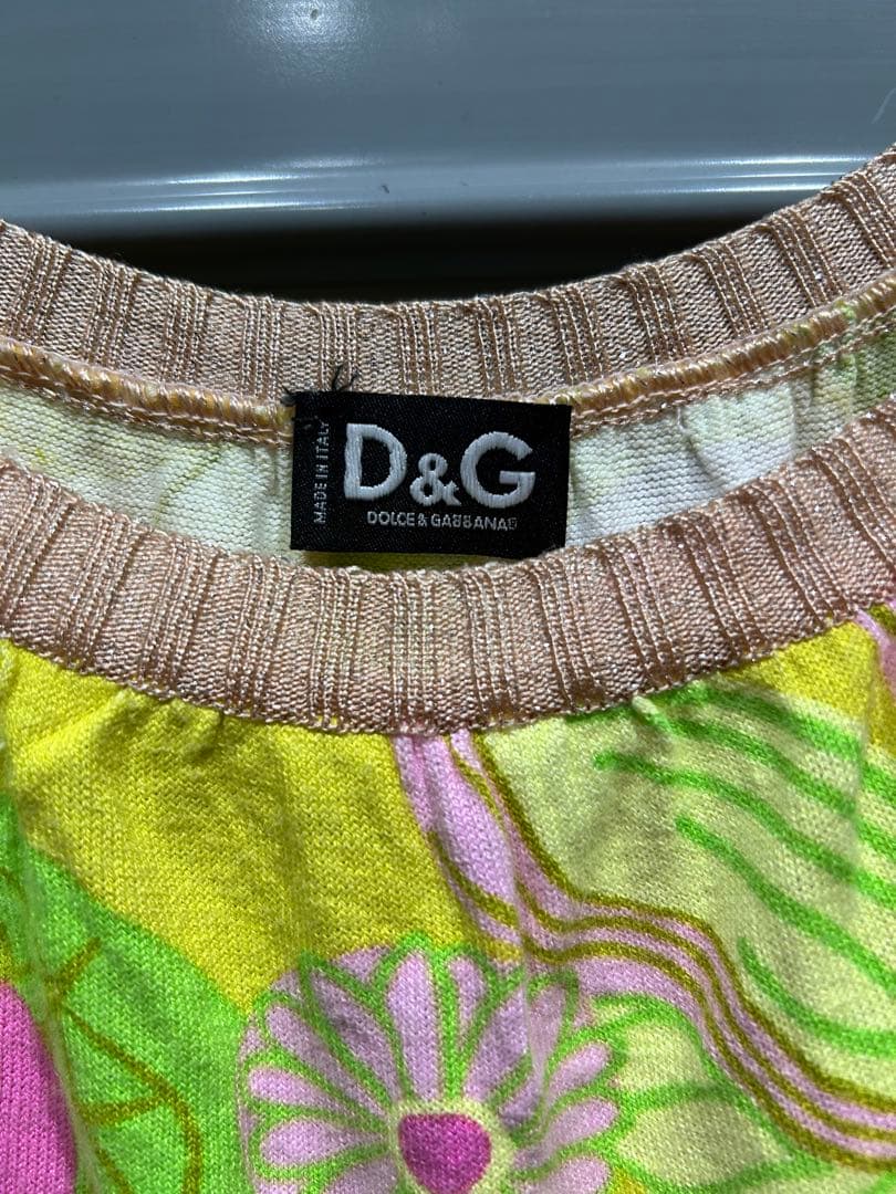 【値下げ】D&G フラワー柄 キャミソール