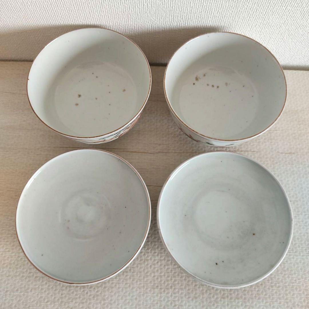 お値下げしました、2個組　古伊万里　色絵　鳳凰　蒸し茶碗