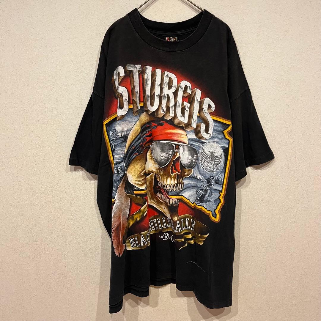 【スペシャル】USA製 90's 3D EMBLEM STURGIS Tシャツ