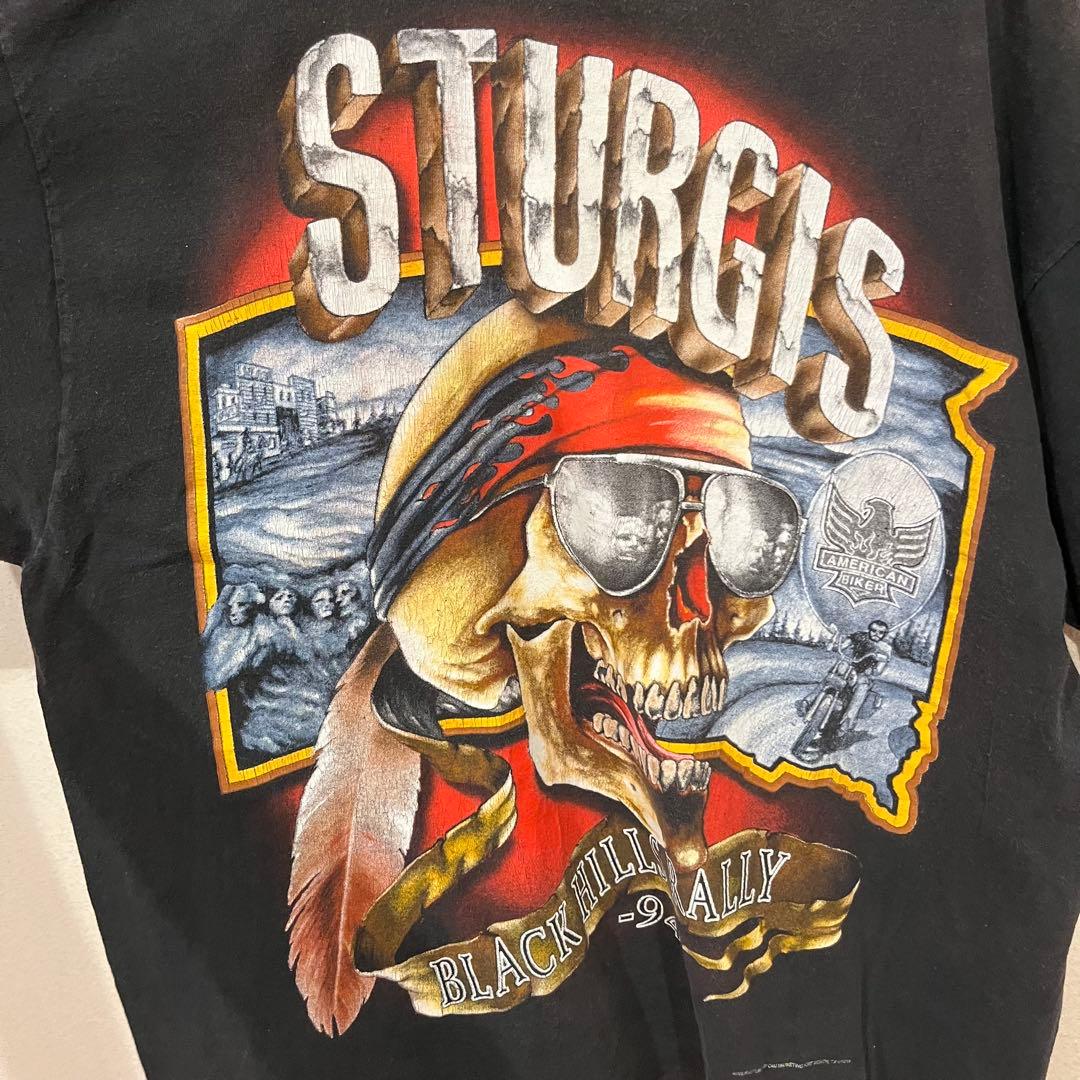 【スペシャル】USA製 90's 3D EMBLEM STURGIS Tシャツ