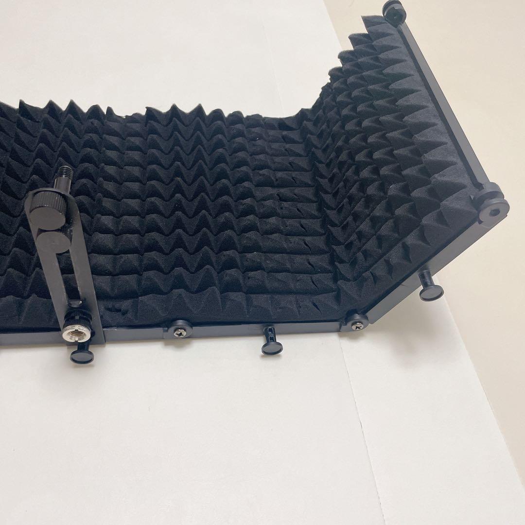 リフレクションフィルターマイク 防音 五つ折25.7cm×13.7cm