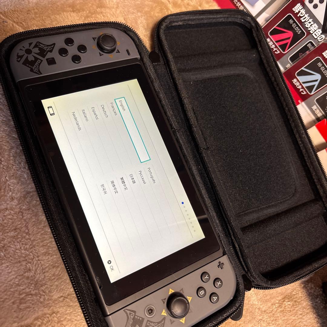 Nintendo Switch モンハンライズデザイン本体