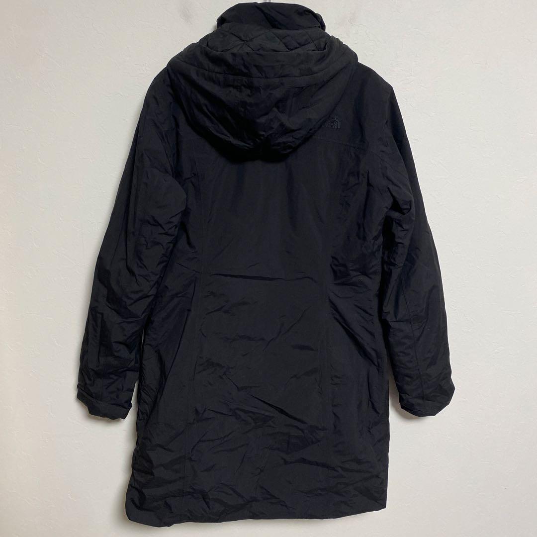 THE NORTH FACE ブラック 中綿ナイロンロングジャケット M