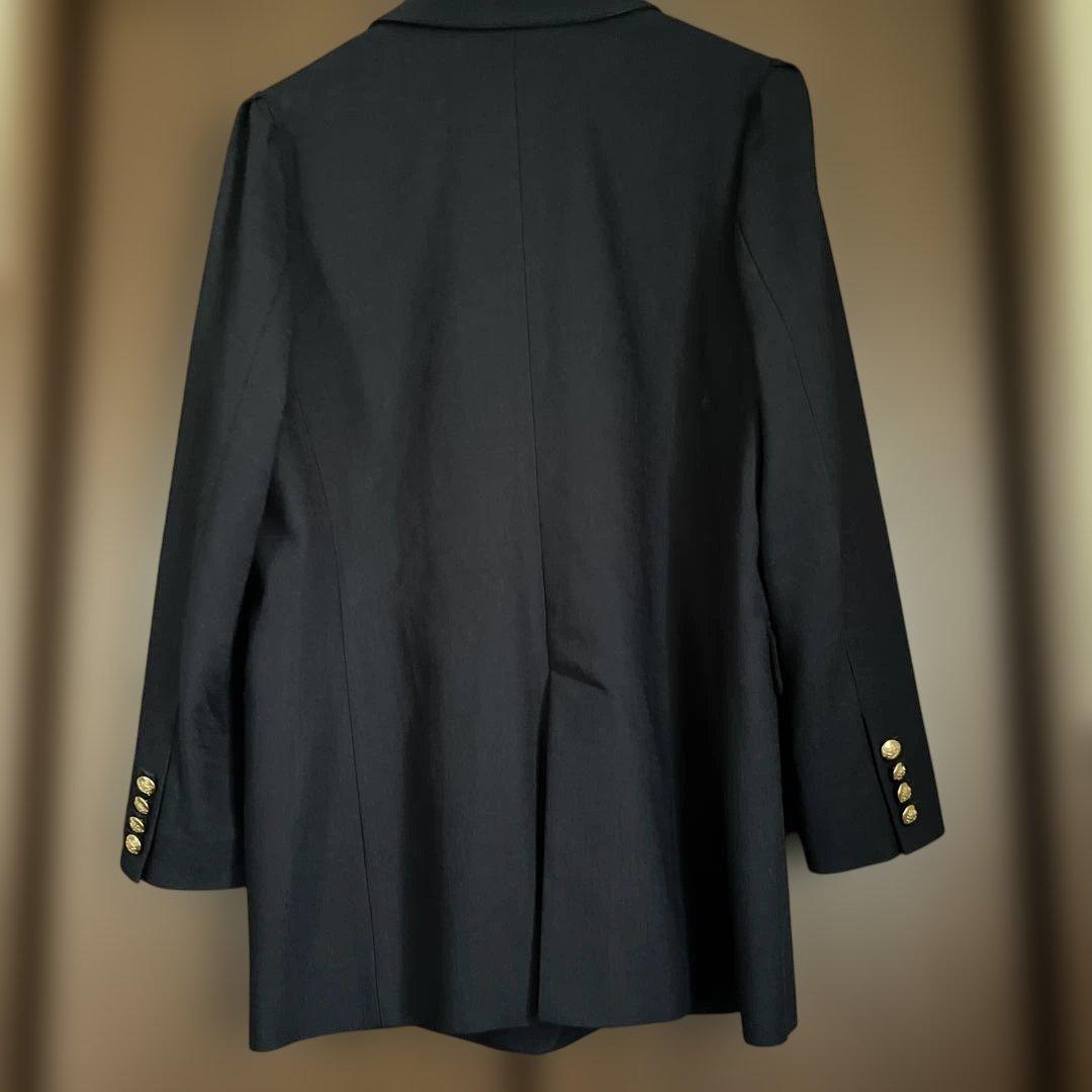 未使用　Spick&Span Visストレッチパフスリーブジャケットネイビー38