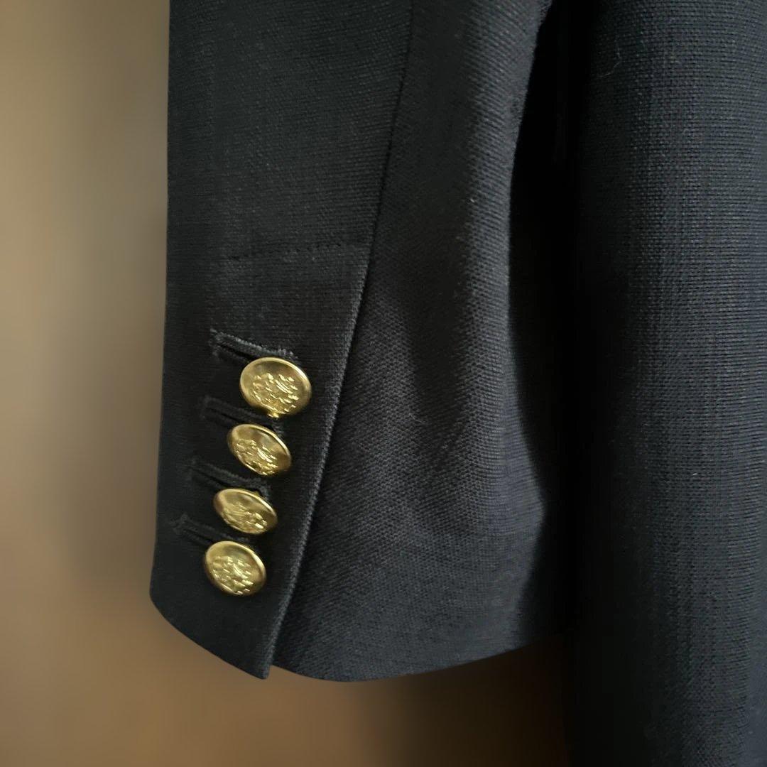 未使用　Spick&Span Visストレッチパフスリーブジャケットネイビー38