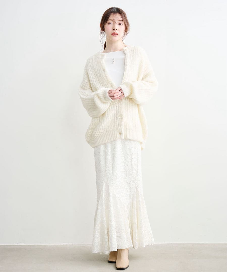 COCO DEAL オパールメッシュマーメイドスカート　新品