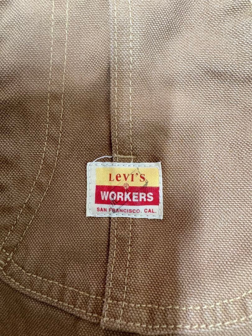Levi's（リーバイス）ヴィンテージなダック地カバーオール（ワークジャケット）