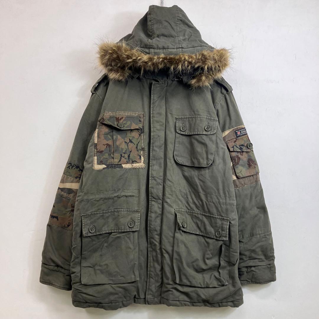 90s VEKDO HINOKS N-3B フライトジャケット スイス軍 カモ柄