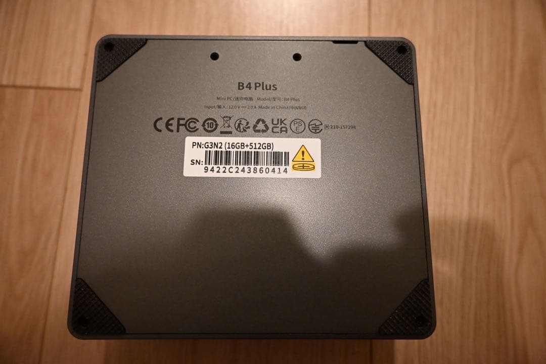 BMAX B4 Plus 16GB/512GB ミニPC
