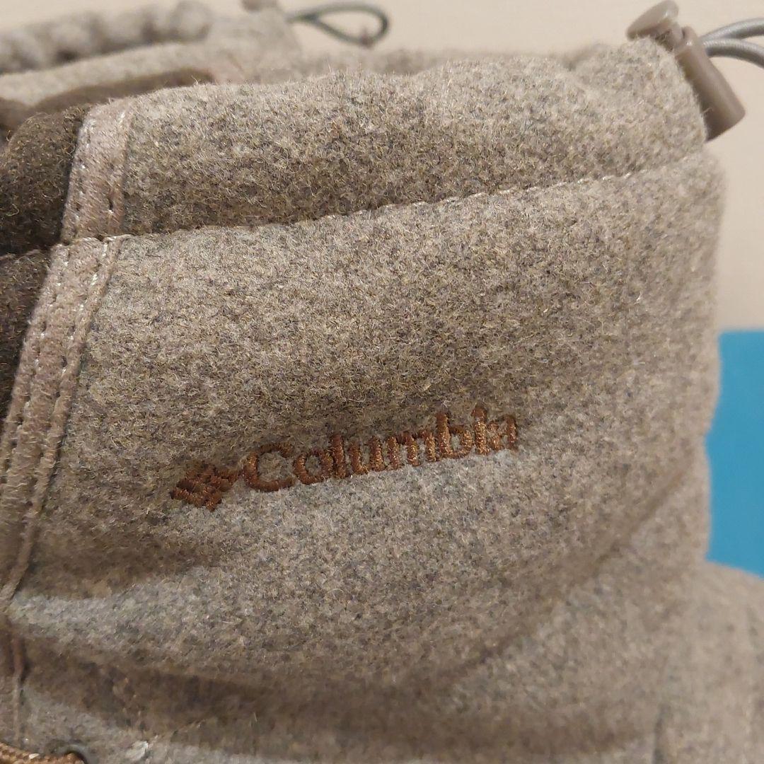 Columbia 防水　男女兼用　ショートブーツ グレー　スノーシューズ