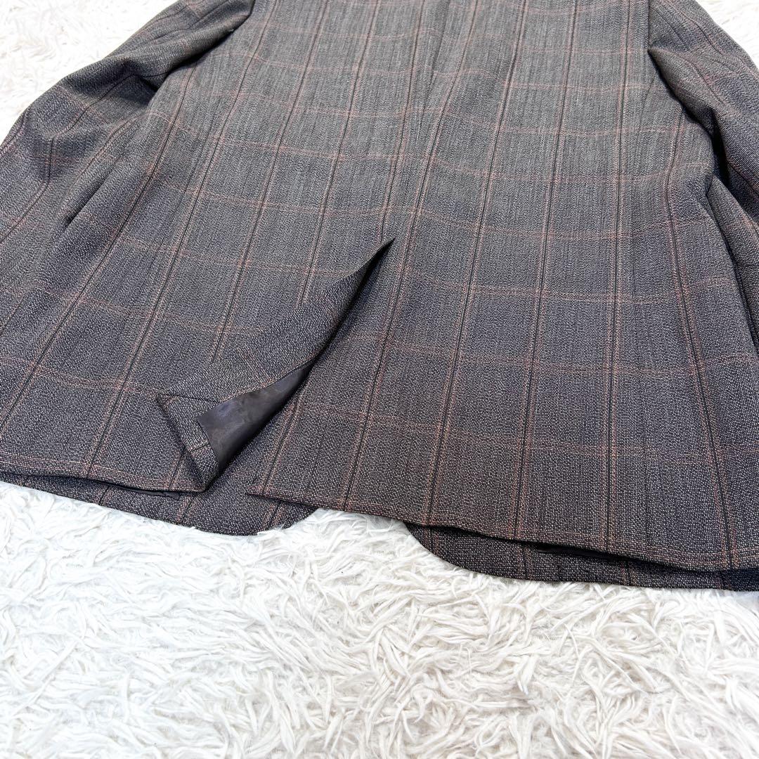 【美品】 AURALEE名作ウールジャケット チェック テーラードジャケット