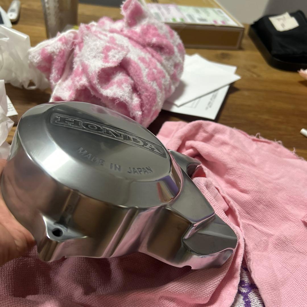 最終値下げ！入荷予定なし！モンキー　ジェネレーターカバー　バフ掛け　5.5j