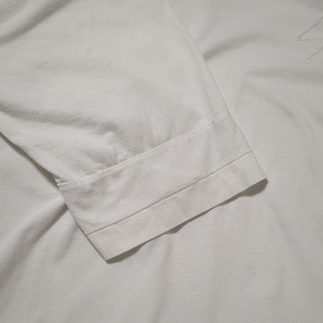 Yohji Yamamoto POUR HOMME Vネック刺繍ラグランTシャツ