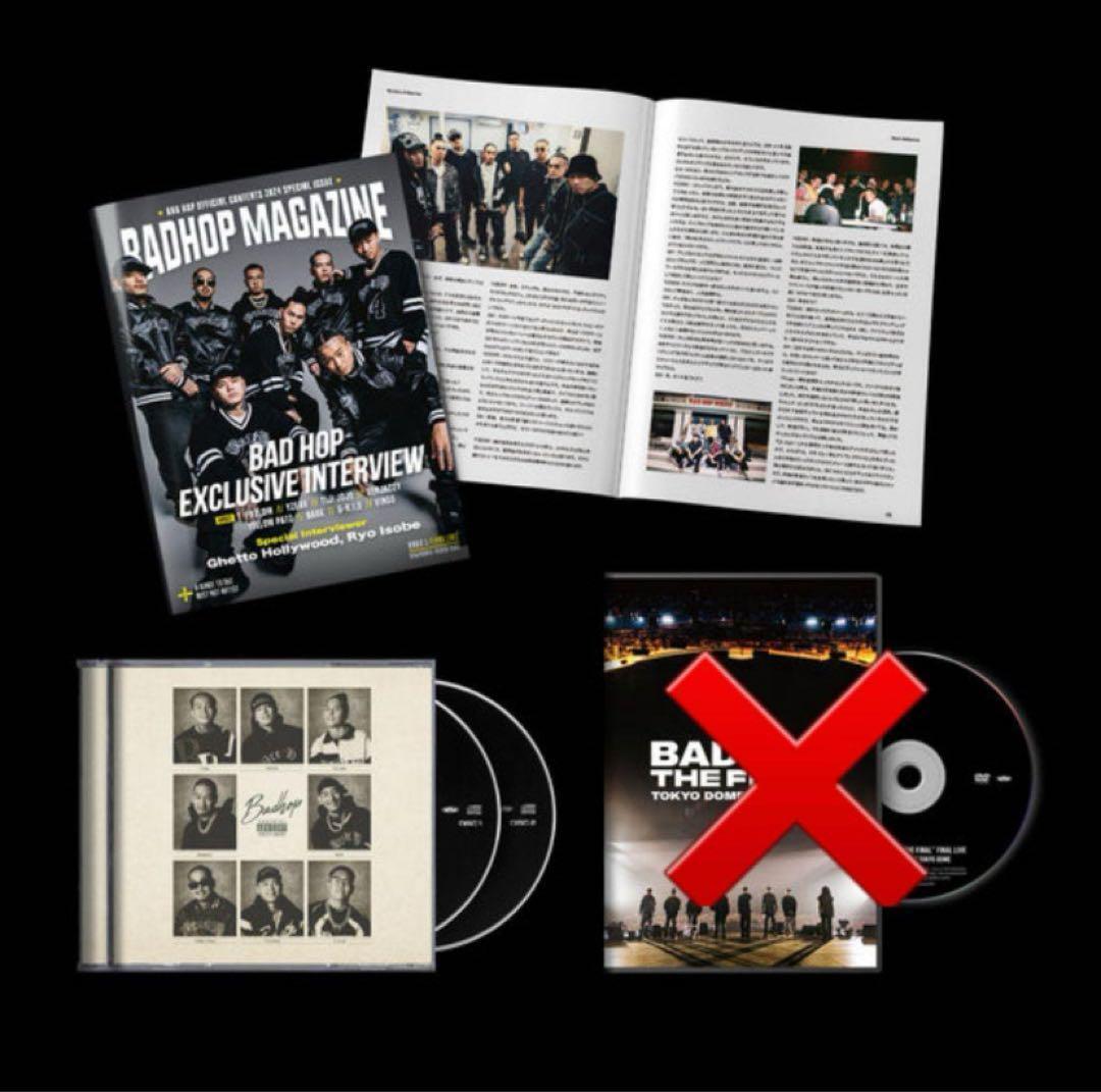 邦楽 BADHOP THE FINAL TOKYO DOME CD MAGAZINE