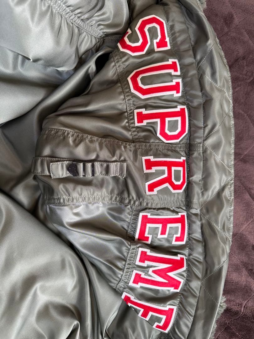 超激レア supreme 21AW Hooded MA-1 ミリタリー ボンバー