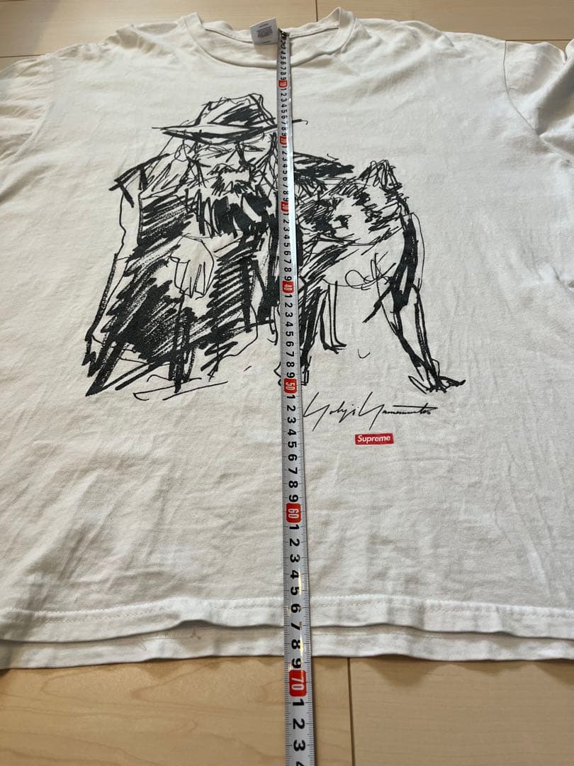Y*】様 希少XLサイズ SUPREME ヨウジヤマモト コラボ Tシャツ 白