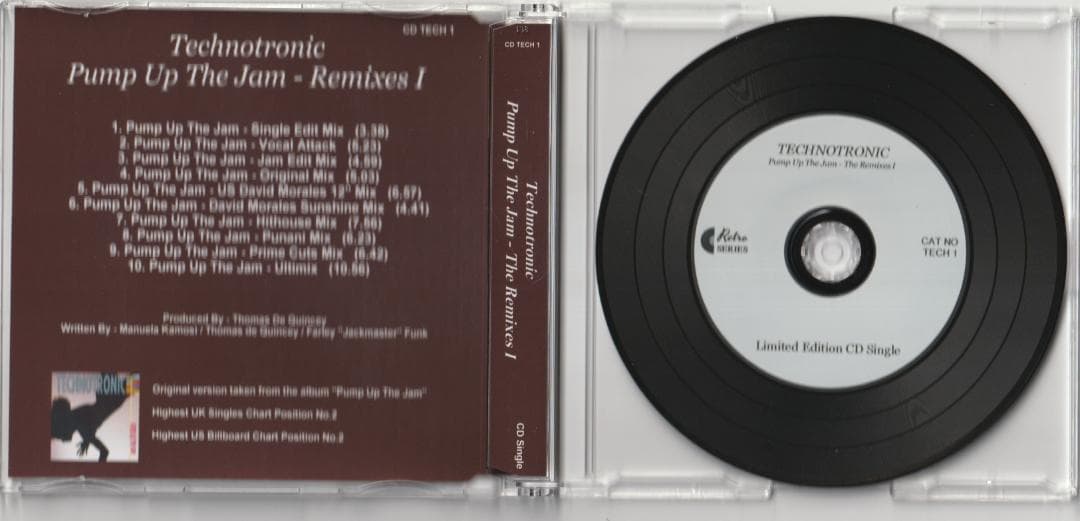 Technotronic　テクノトロニック　Pump Up The Jam　CD