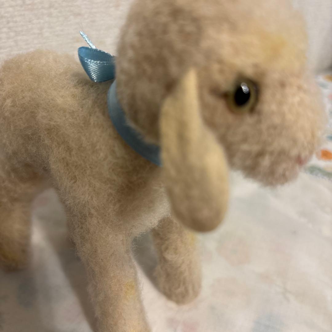もこビンテージ　シュタイフL amby羊　14cm ①