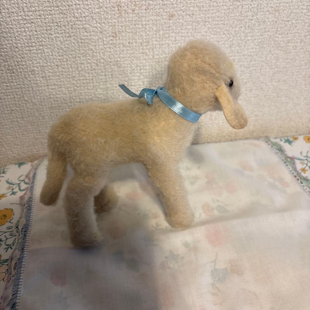 もこビンテージ　シュタイフL amby羊　14cm ①