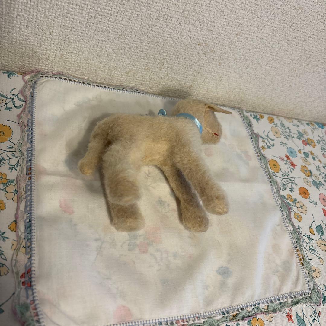 もこビンテージ　シュタイフL amby羊　14cm ①