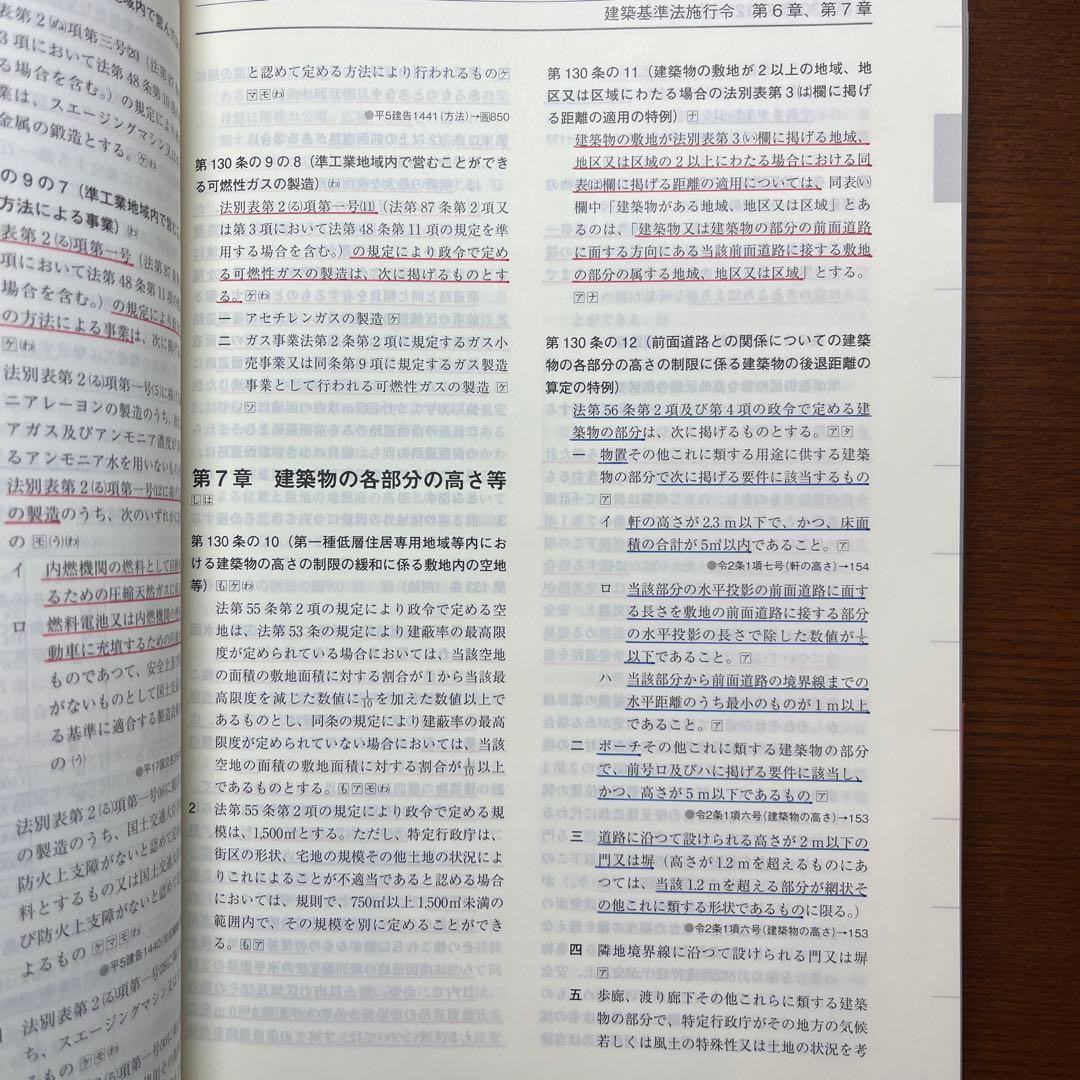 ※線引き済み　一級建築士 法令集 2026 総合資格 令和8年度版