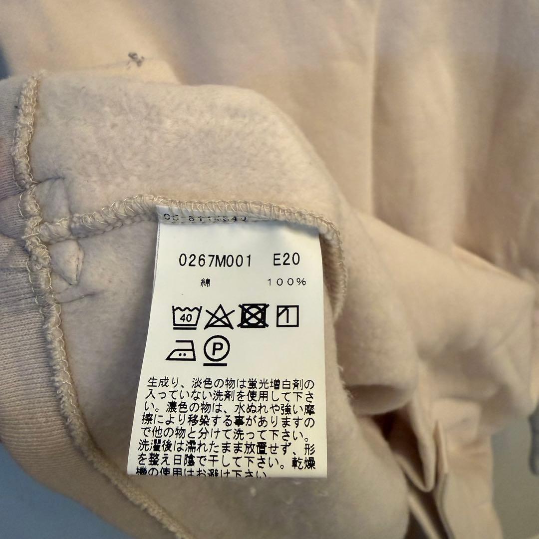アニエスベー　カーディガンプレッション　厚手　裏起毛　ホワイト