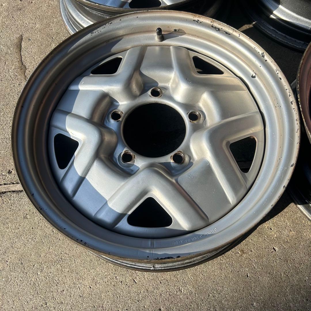 中古ホイール　16X5.0　ジムニー純正スチールホイール　4本