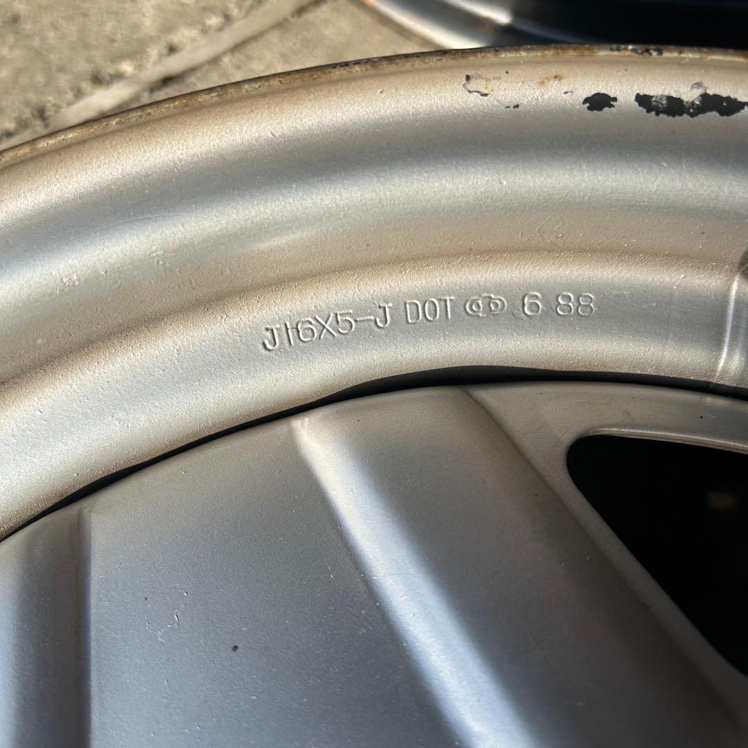 中古ホイール　16X5.0　ジムニー純正スチールホイール　4本