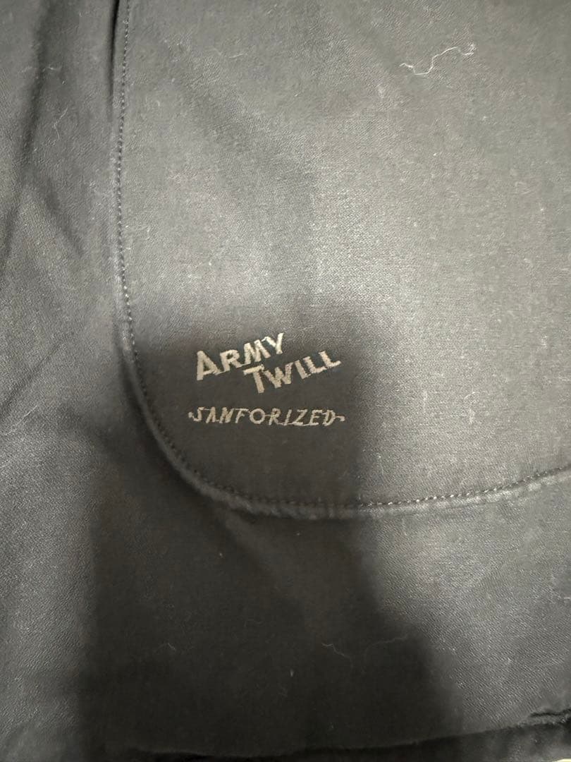 ARMY TWILL レオパード リバーシブルボアベスト