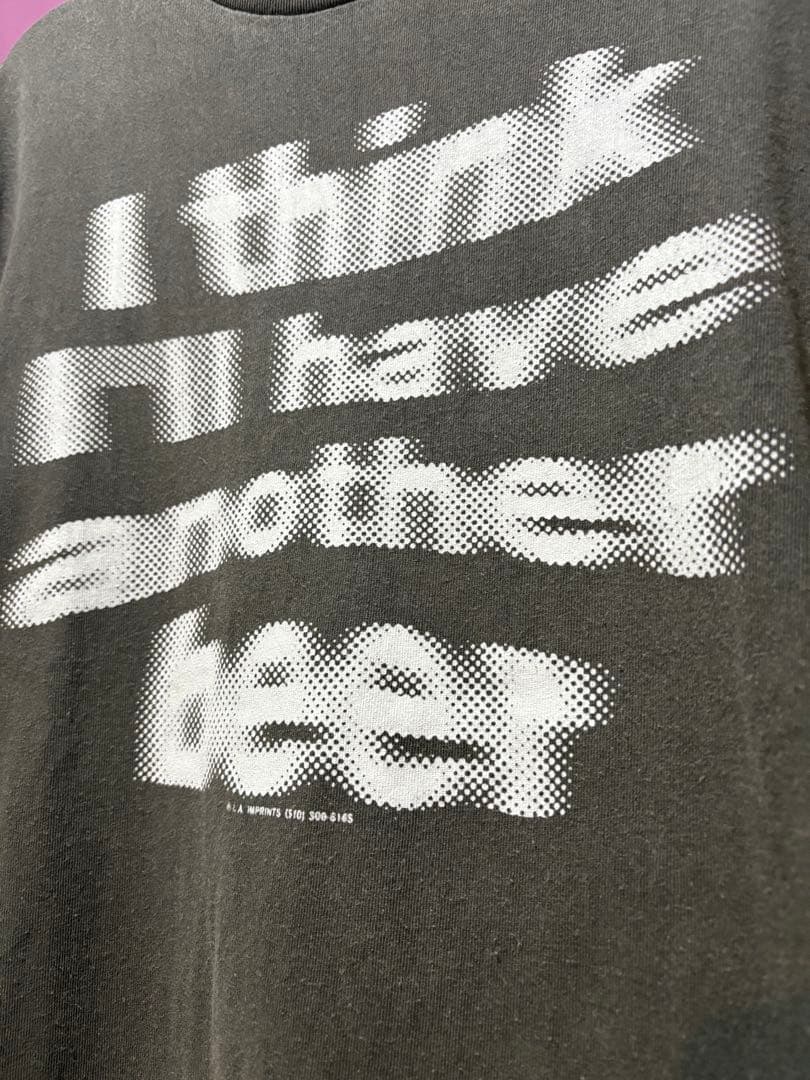 90s ヴィンテージ tシャツ モザイク文字 have another beer