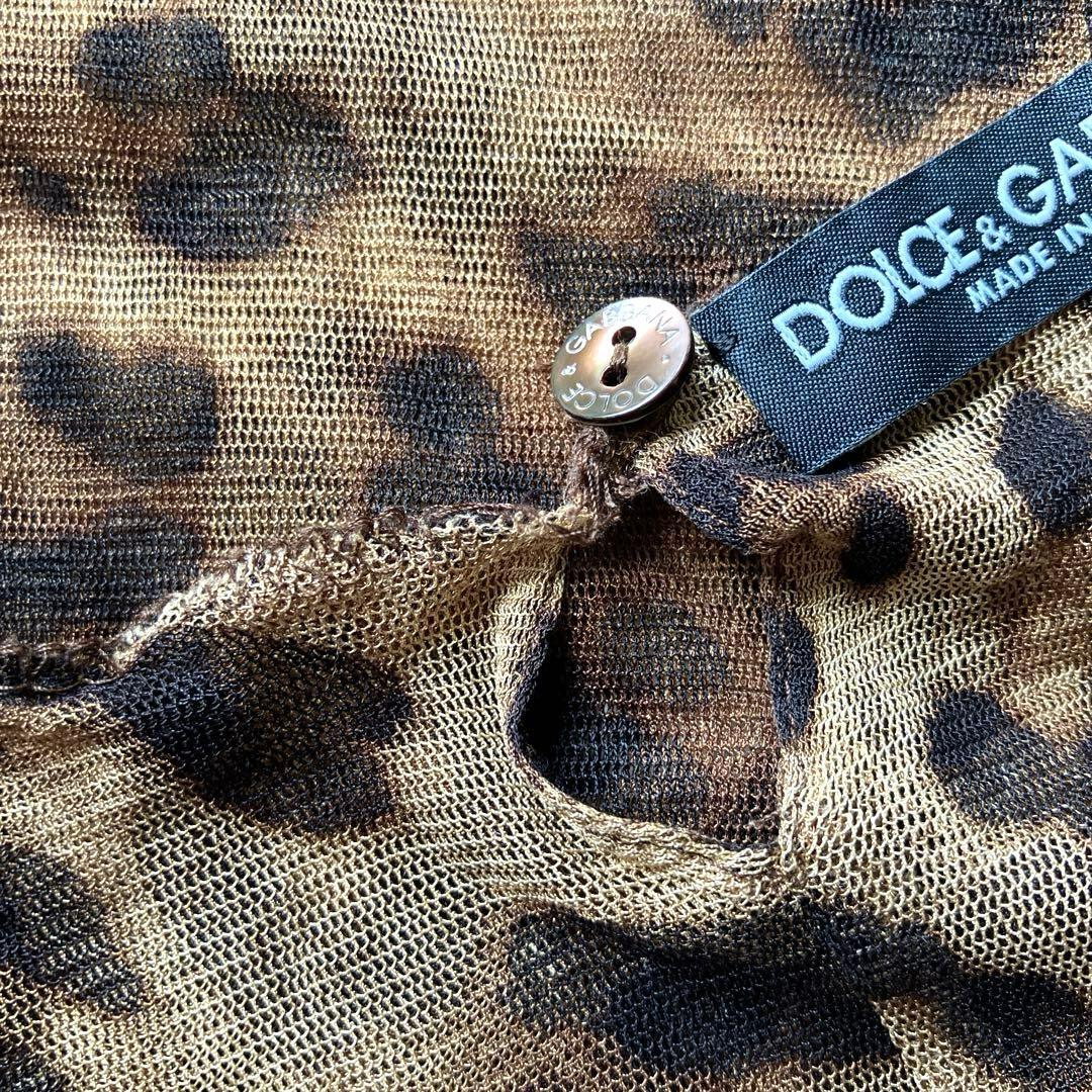 DOLCE&GABBANA ドルチェ&ガッバーナ　レオパードカットソー 42