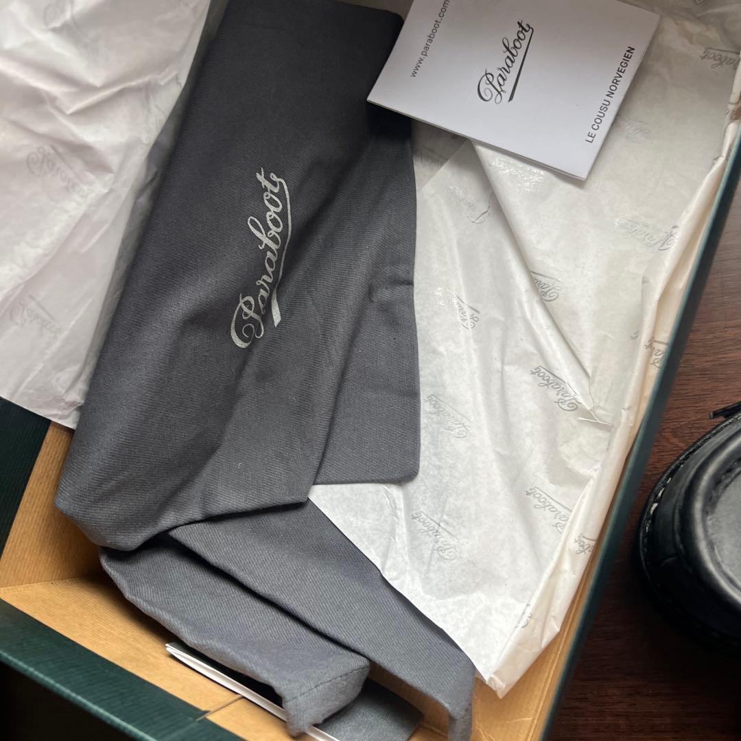 Paraboot グレー モカシン