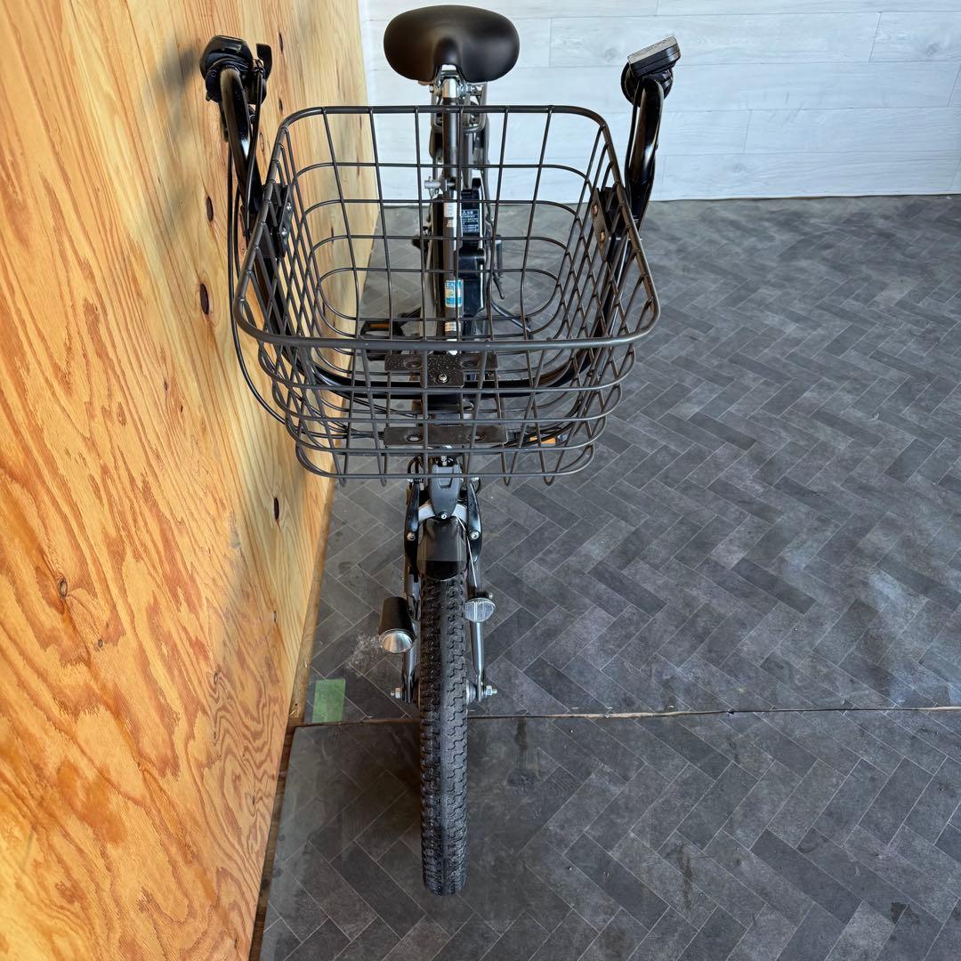 bikke 電動アシスト自転車 グレー バスケット付き
