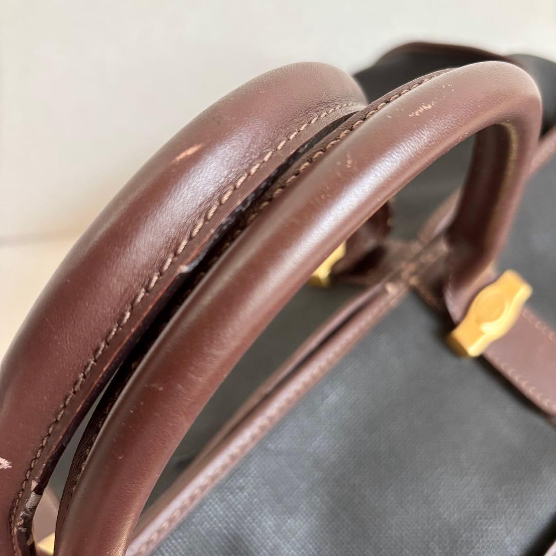 【良品】【ダンヒル】dunhill ボストンバッグ PVC レザー 旅行 出張
