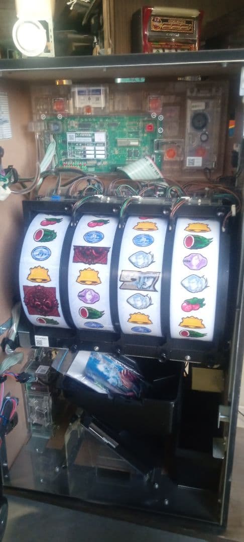 送料込　パチスロ　実機　蒼天の拳2 不要機付　ドアキー設定キー　家庭用電源