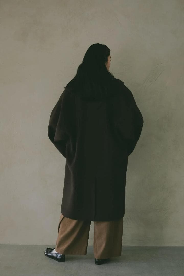 ジャケット・アウター RIELLE riche Rever Long Coat brown