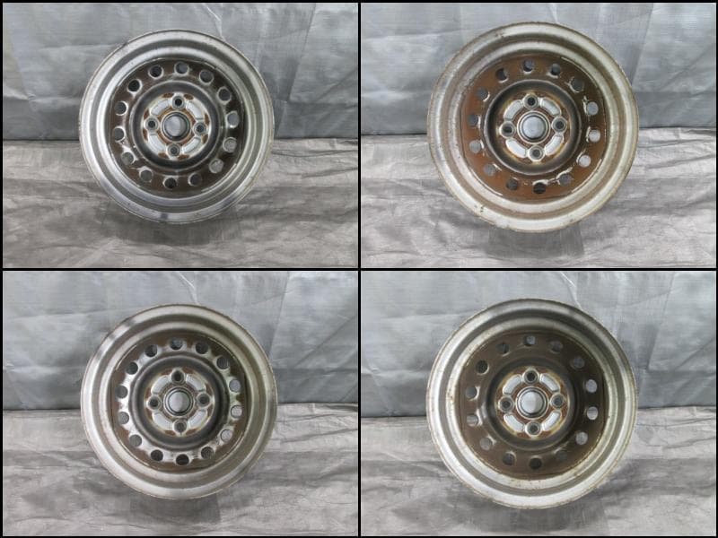 三菱純正　U61ミニキャブ純正ホイール　12×3.50B　4H/100　4本