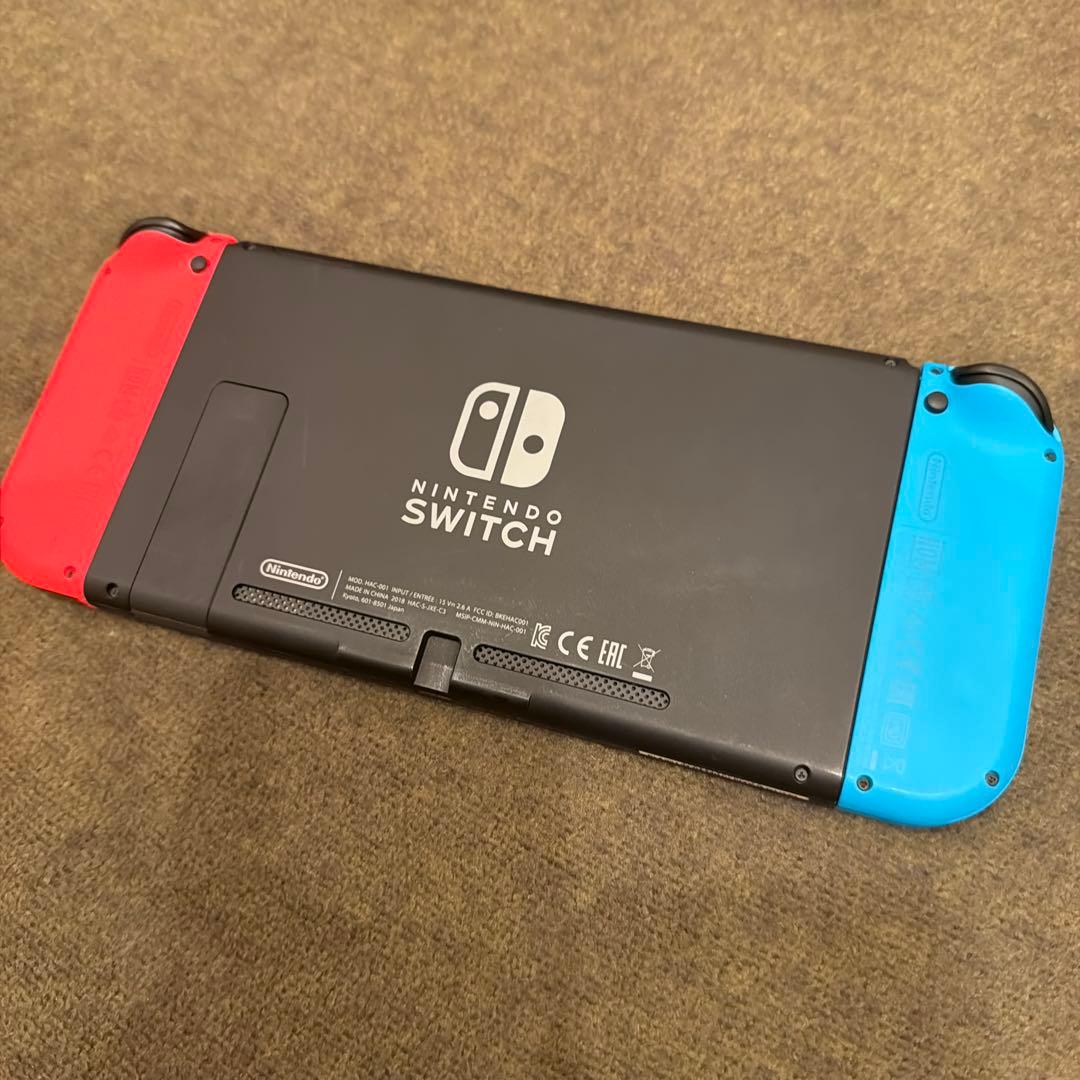 【美品】Nintendo Switch 本体 青/赤 【ジョイコン4個】