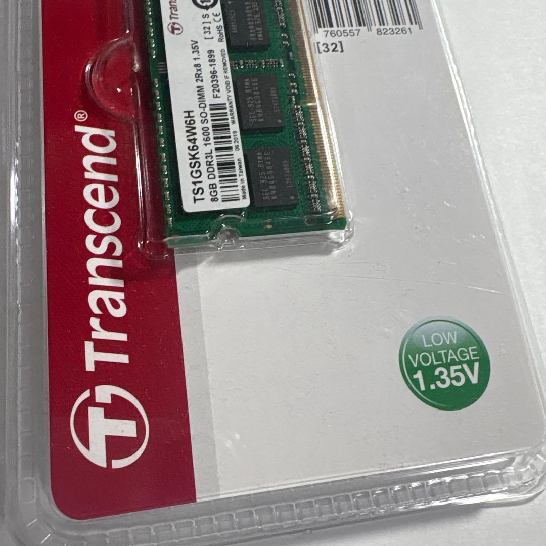 新品 Transcend PC3L-12800 DDR3L 1600 8GB