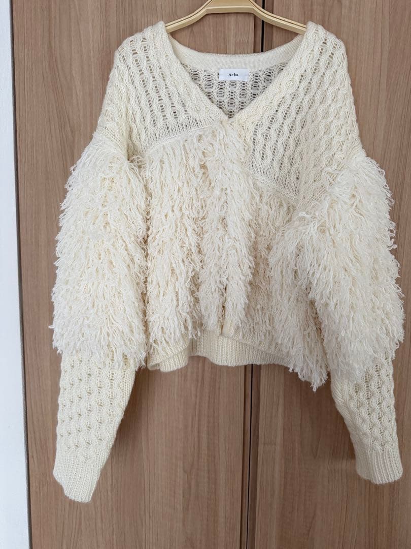 Acka.mix knit cardigan 新品未使用品