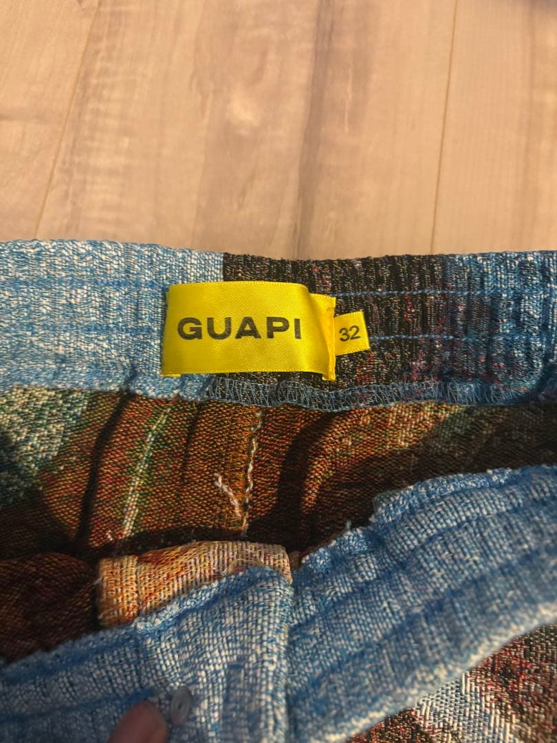 GUAPI アートプリントパンツ サイズ32