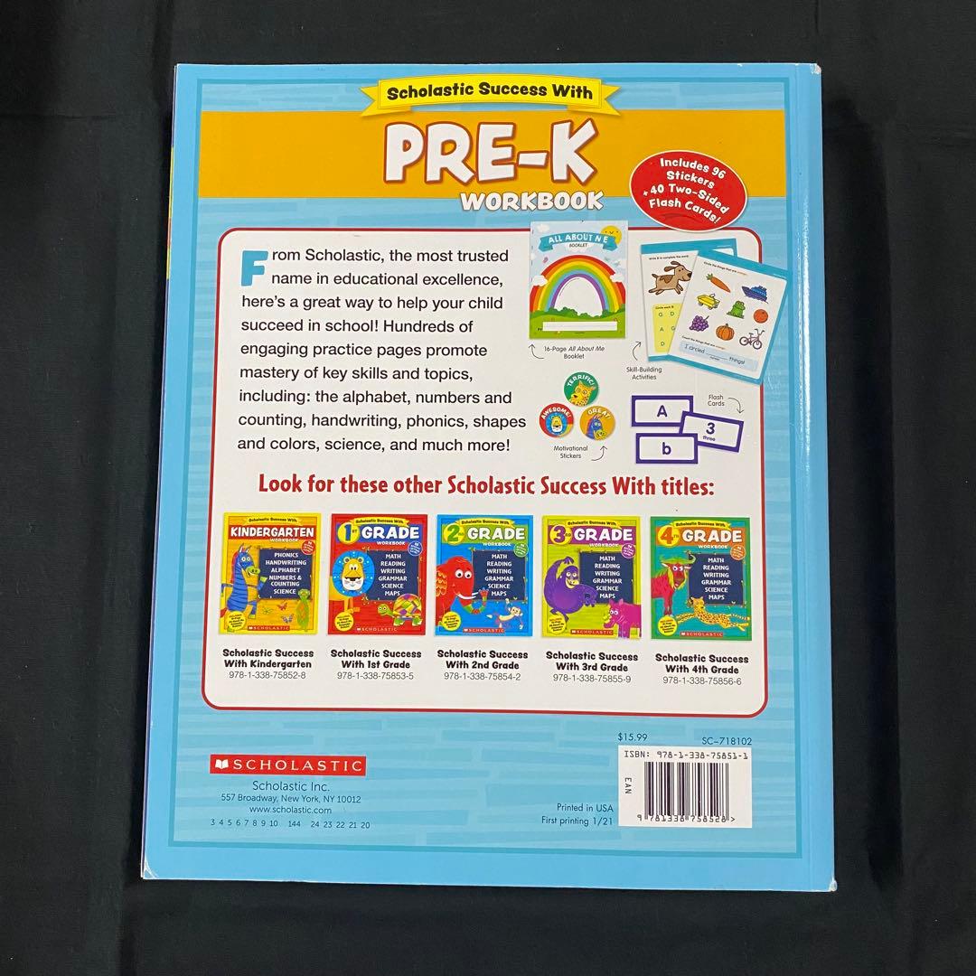 PRE-K WORKBOOK 未使用品